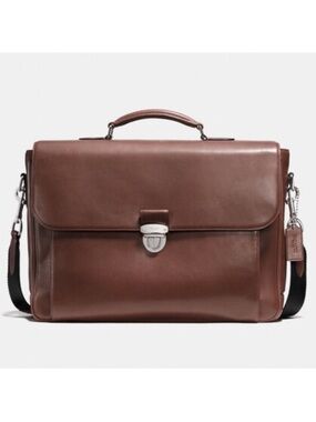 COACH Metropolitan Briefcase Sport Calf Leather Brown Style No. 71899